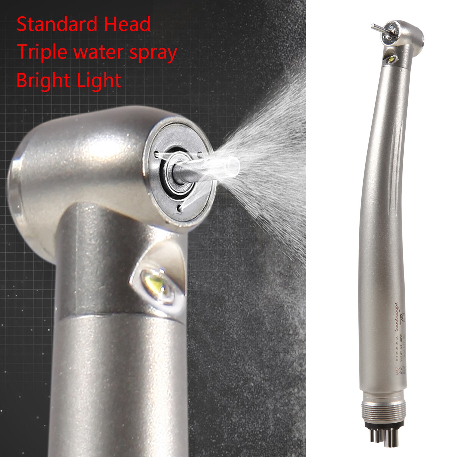 NSK Style Dental LED Fiber Optic E-generator / High Speed Handpiece 2/4Hole Y1BA