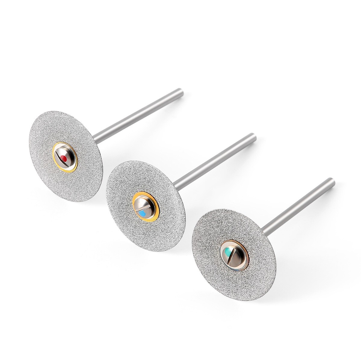 HP2.35mm Dental Sintered Diamond Disc 3 Grits (C/M/F) for Zirconia – Double-Side
