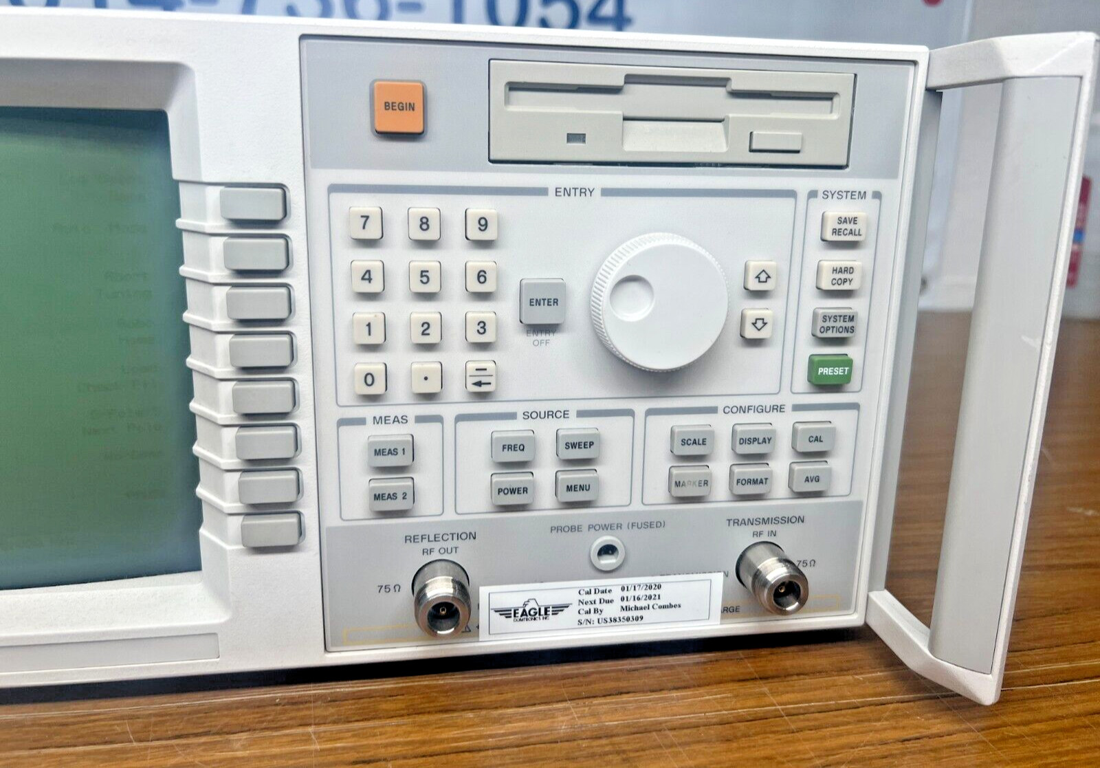 HP 8712ET RF Network Analyzer 300Khz – 1300Mhz OPT 1EC