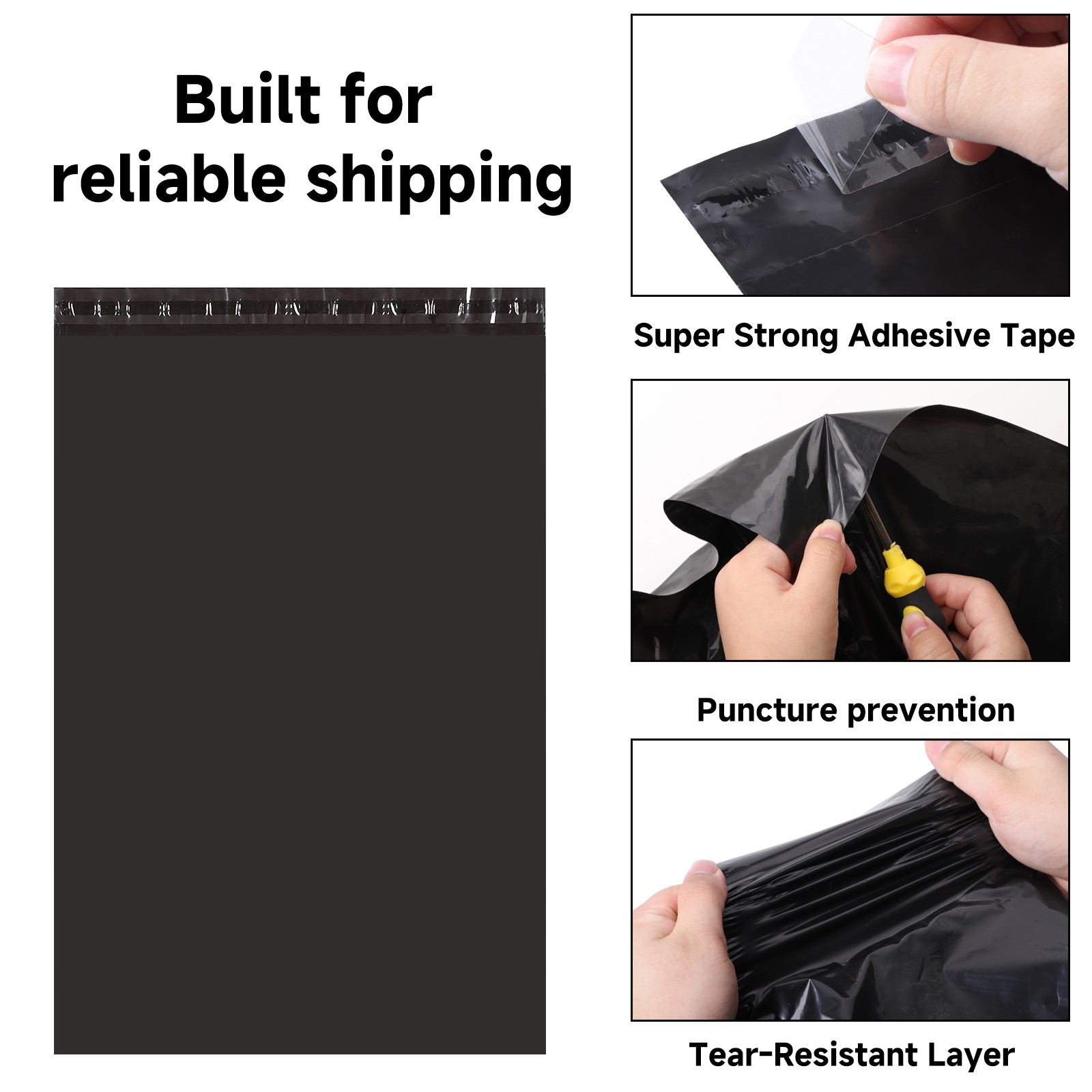 Poly Mailers Shipping Bags – 6×9 9×12 10×13 12×15.5 14.5×19 19×24 24×24 24×36 US