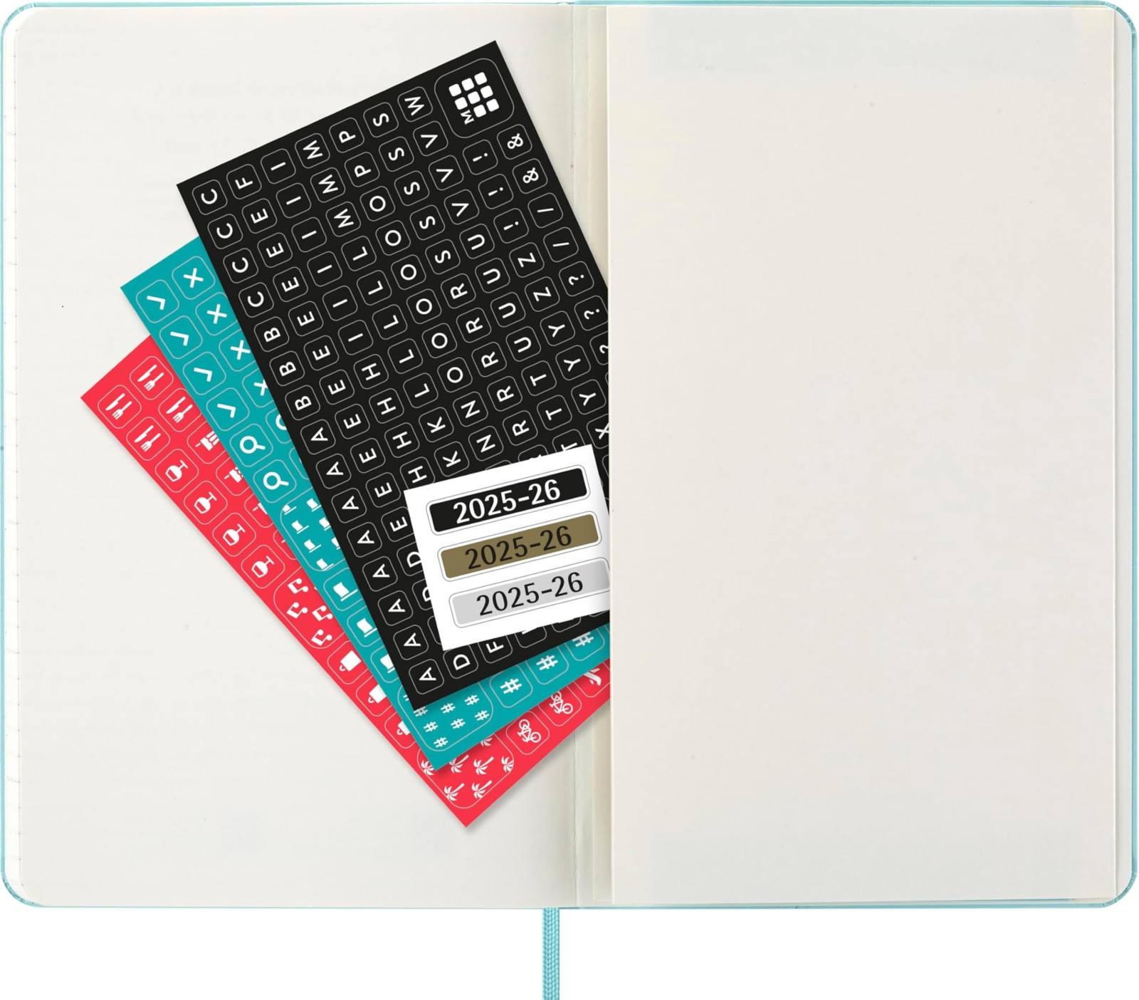 Classic 18 Month 2025-2026 Weekly Planner, Hard Cover, Large (5″ x 8.25″), Aq…