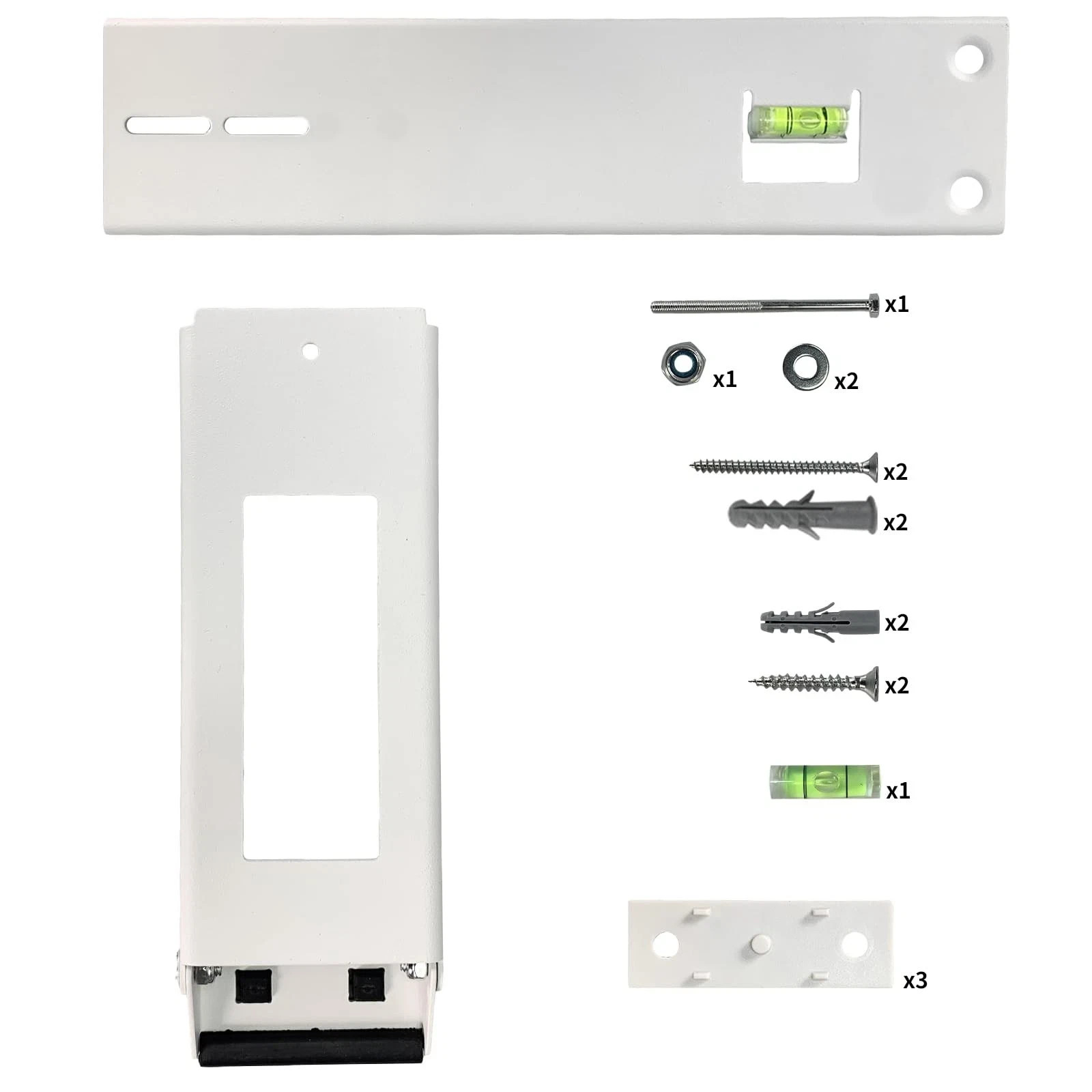 White Universal Window Air Conditioner Bracket Support Mount