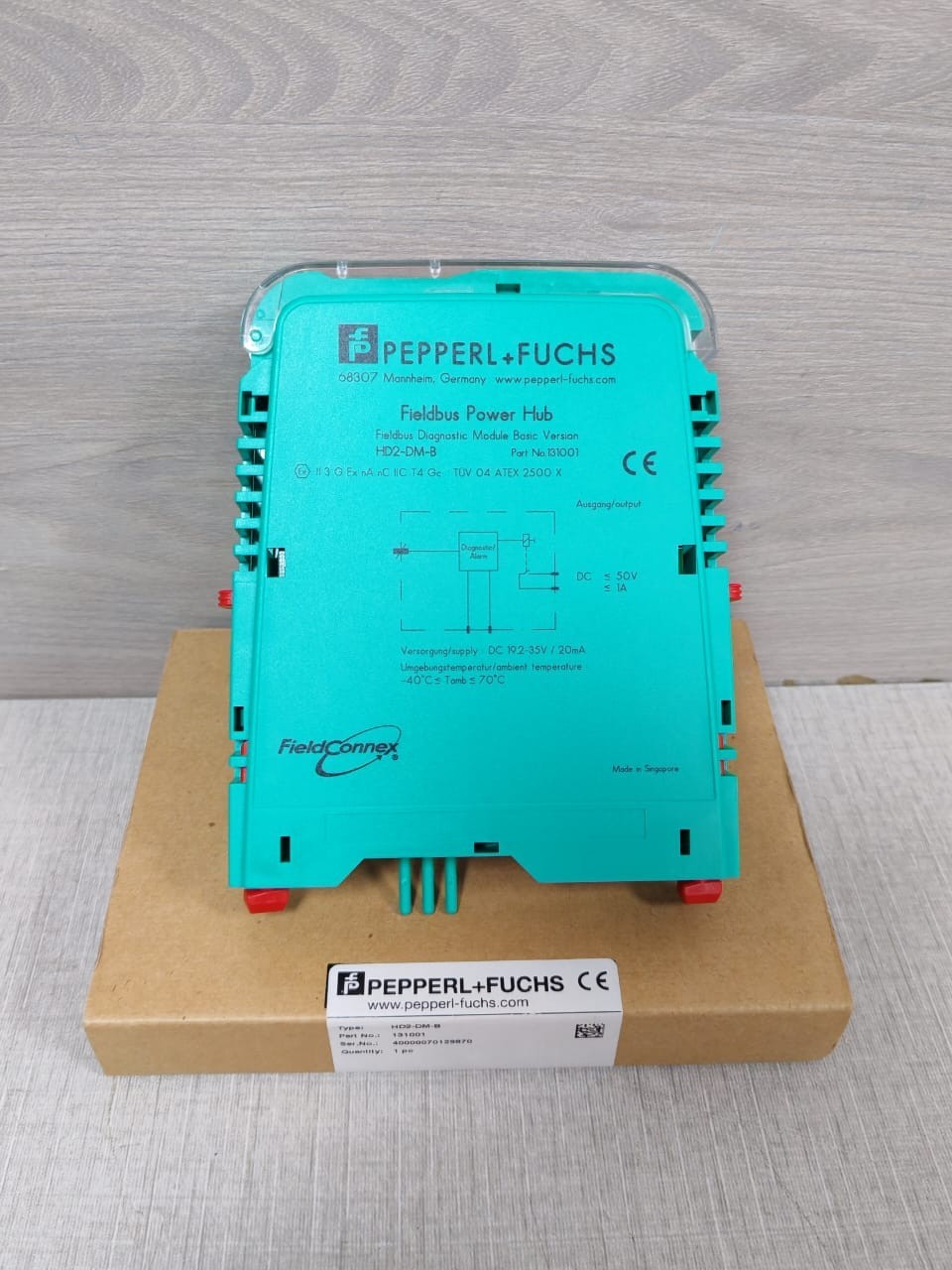 Lot 2 pcs Pepperl+Fuchs HD2-DM-B Fieldbus Diagnostic Module Basic Version 131001