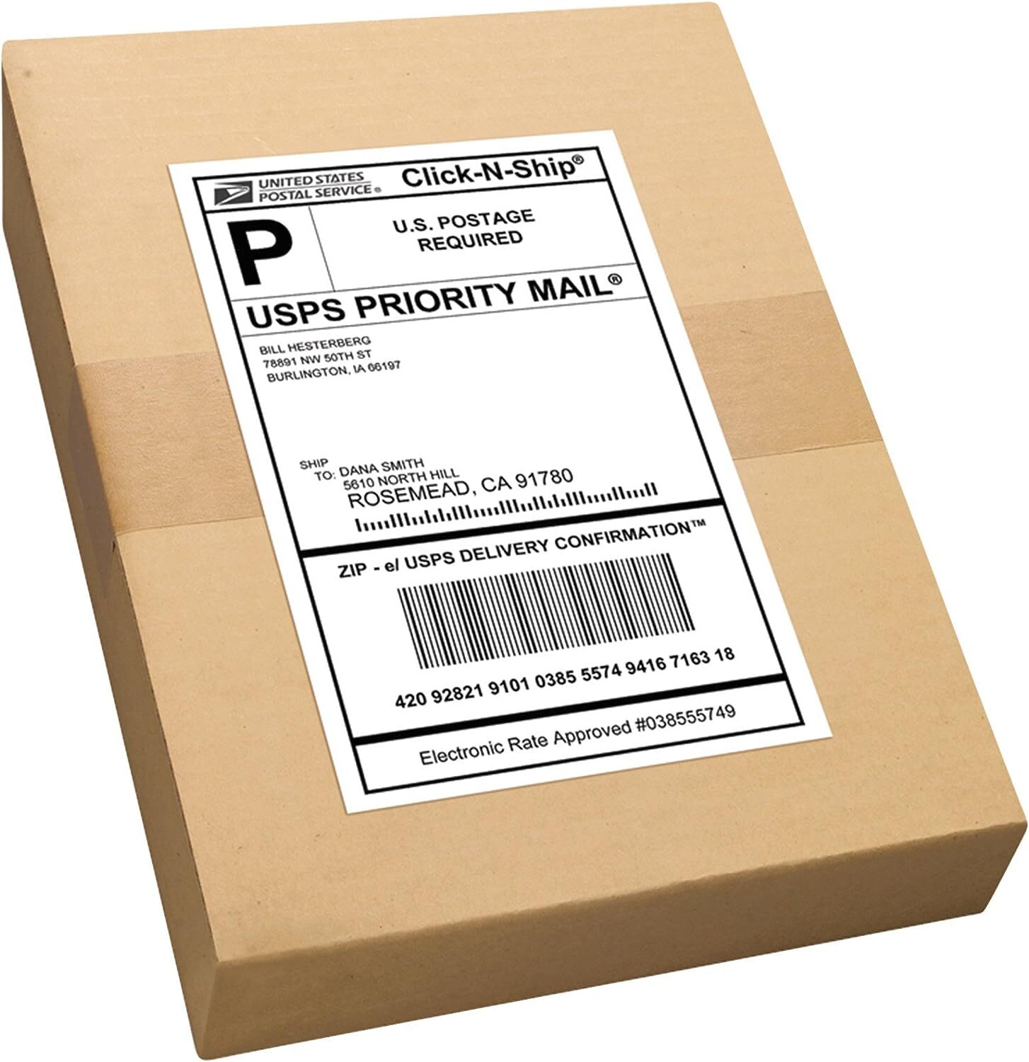 Shipping Labels 2 Per Sheet 8.5 x 5.5″ Half Sheets Blank Self Adhesive 220-11000