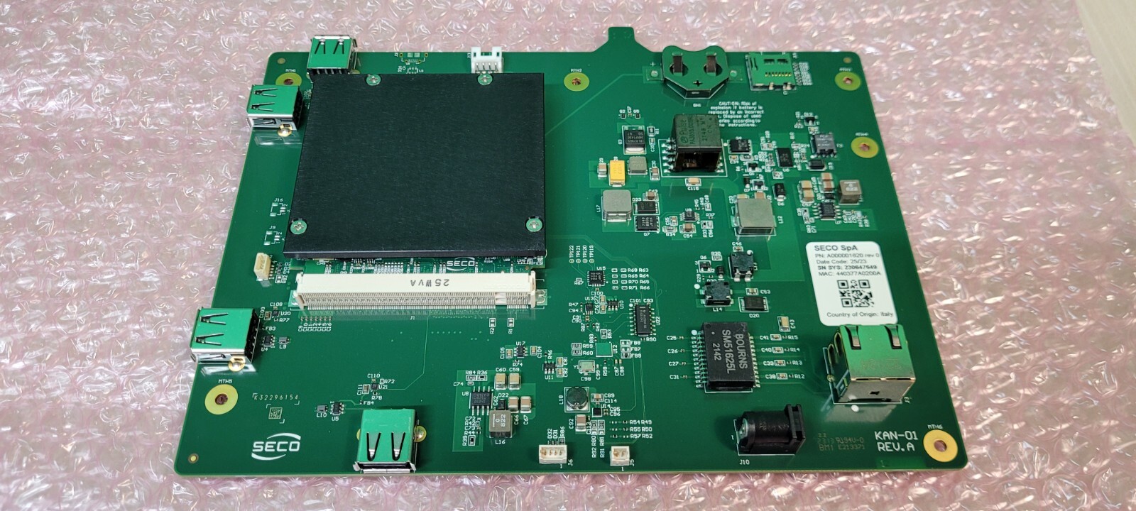SECO Q7 Computer On Module NXP i.MX 6 Processor w/ Carrier Board SOM-Q7-MX6 NEW