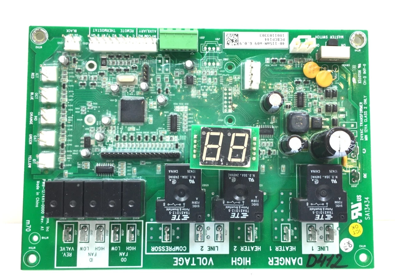 PWB-1244A4-0000 AMANA 40-1129Q-A17 GOODMAN PTAC PCB00111 Control Circuit Board