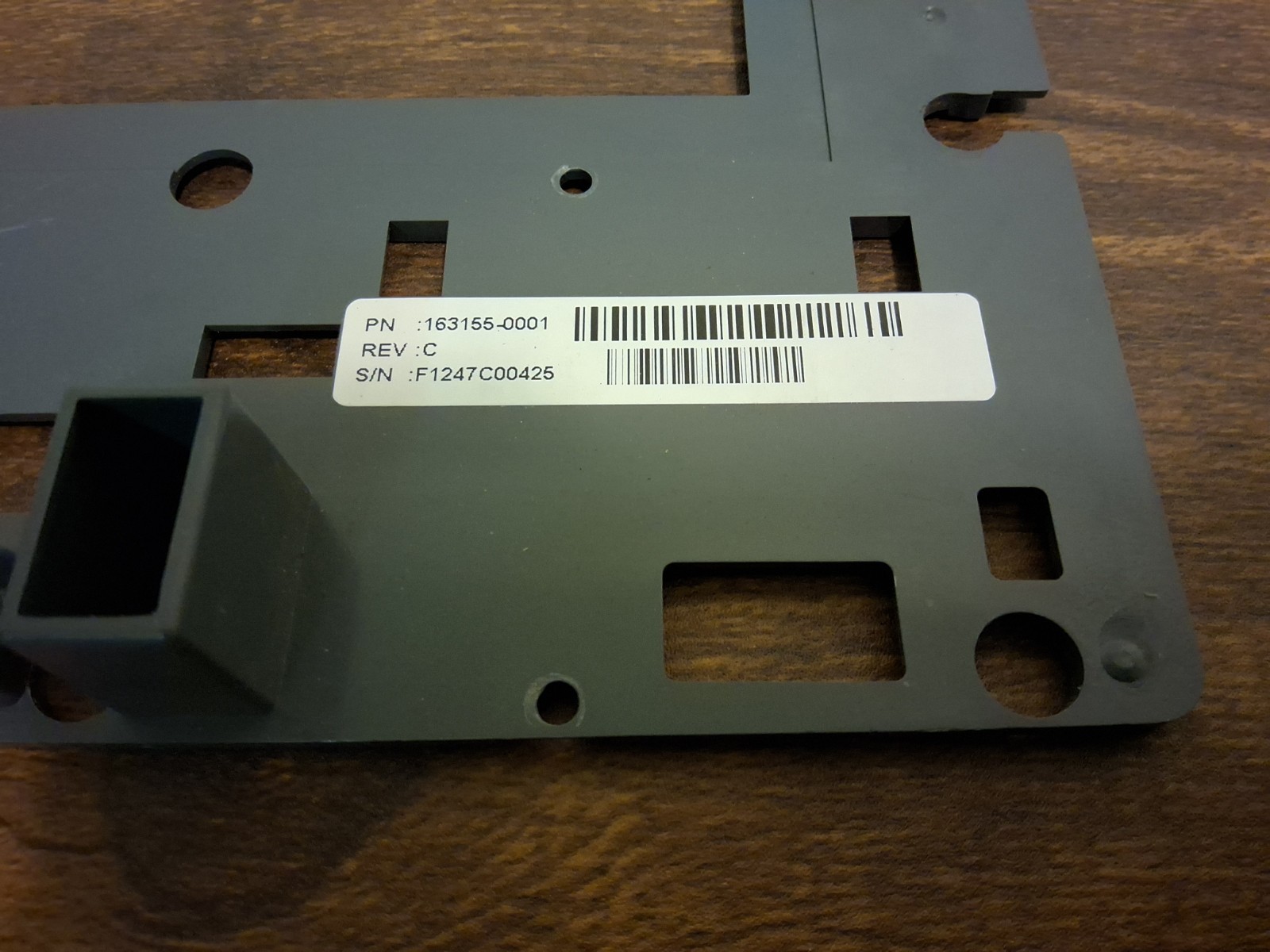 Honeywell Thor VM1 163155-0001 REV: C Panel Front Gray Plastic Made In Malaysia