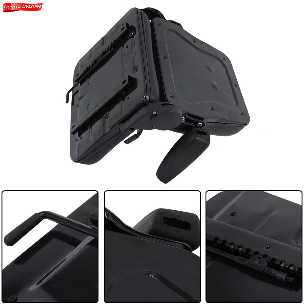 Lawn Mower Universal Fold Down Forklift Seat Armrest Tractor Skid Loader Seat