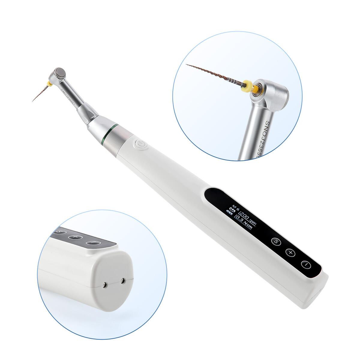 AZDENT Dental Cordless LED 16:1 Endo Motor / Apex Locator Root Canal Finder