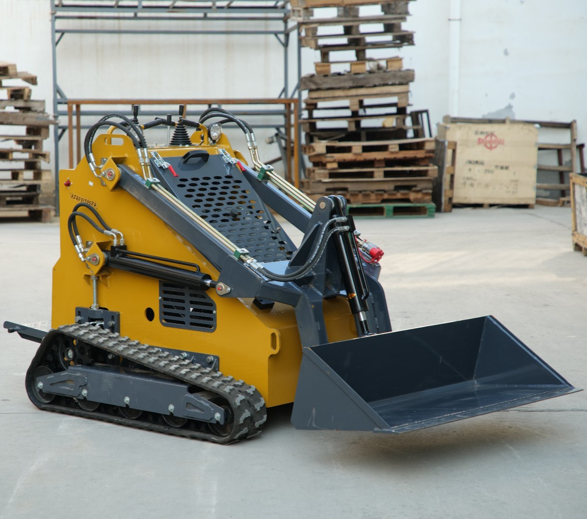 MMS 2025 Free Shiping Crawler Mini Skid Steer Loader with EPA 23HP Engine in USA