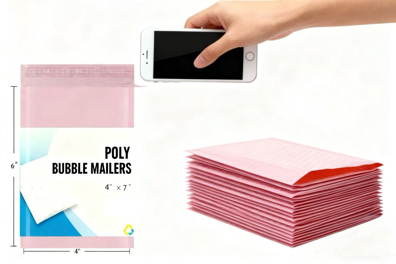 4×6 4″ x 6″ Color Poly Bubble Mailers Shipping Mailing Padded Bags Envelopes