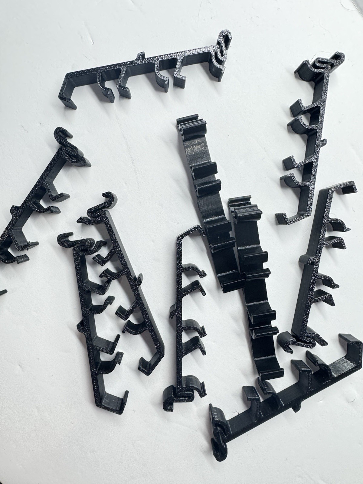 Box of 50 DIN Rail Mounts For Wago 221 Connectors – 3D Printed