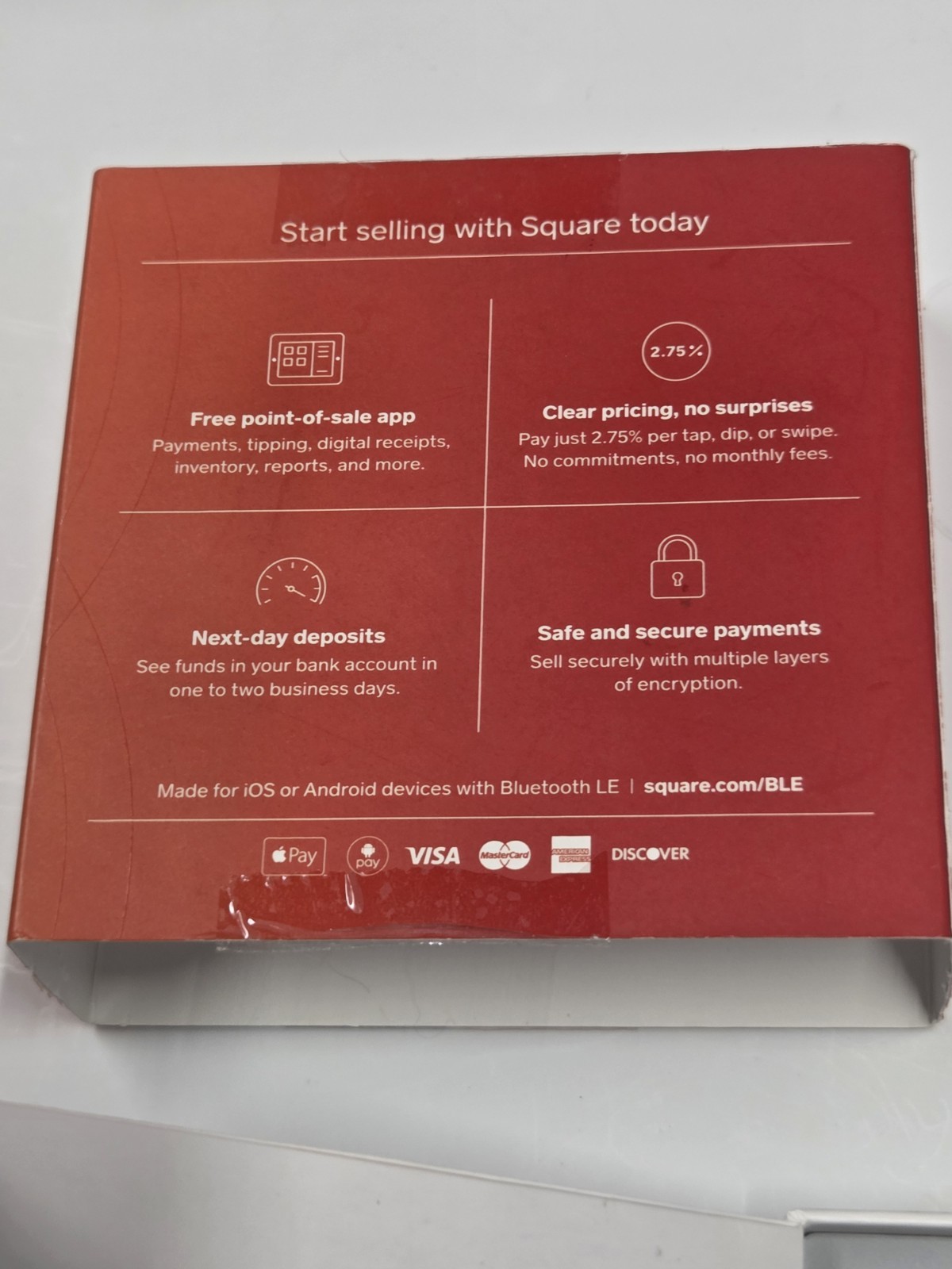 Square Credit Card Reader for Contactless and Chip Machine A-SKU-0113-03