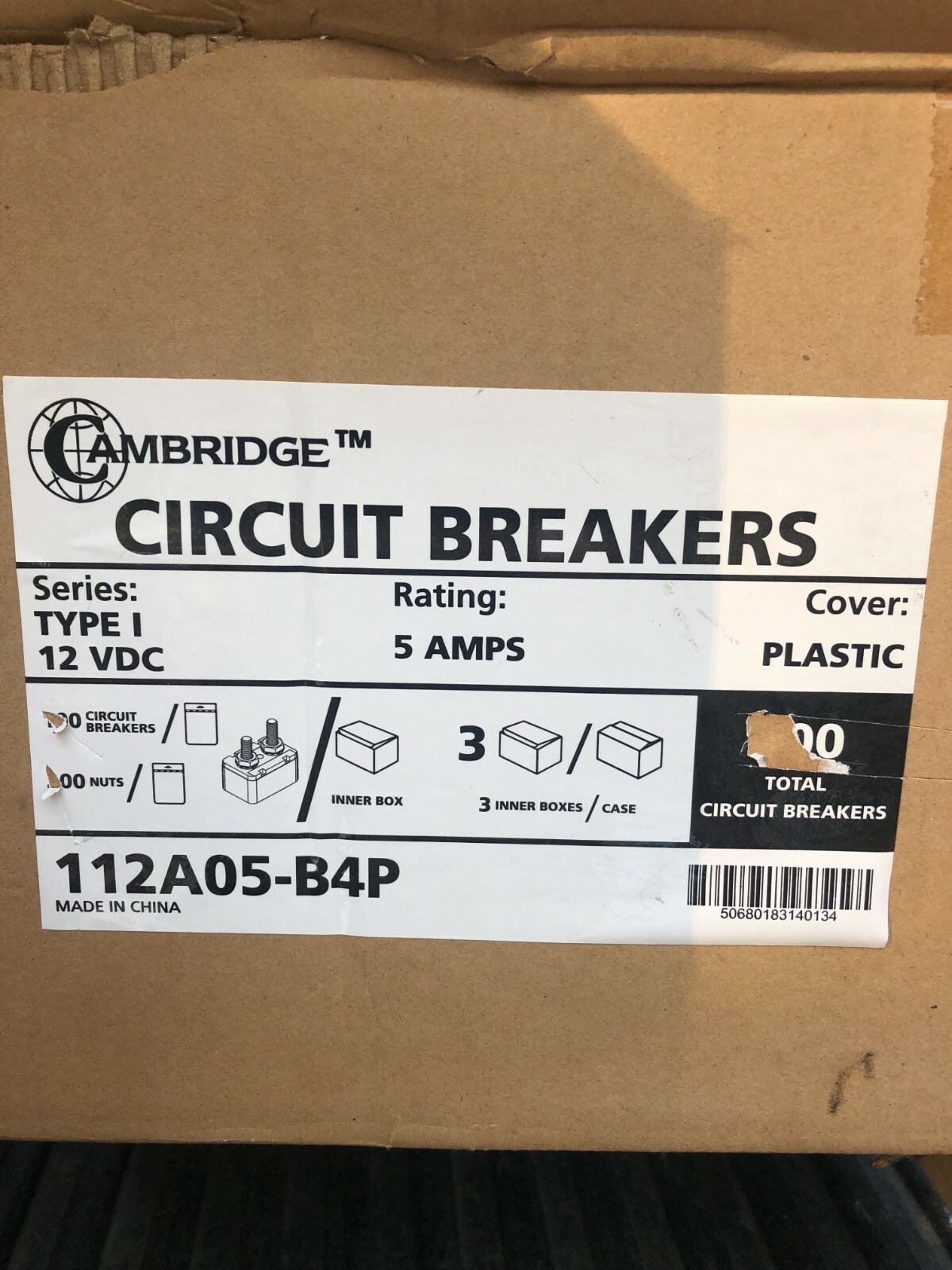 12 volt 5 Amp 22AH T1 CIRCUIT BREAKER fuse Auto reset RV Trailer Automotive new