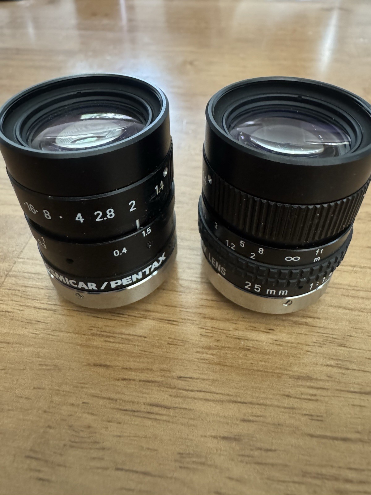 Cosmicar Pentax 25mm 1:1.4 Fast Prime Beautiful lens 1 each