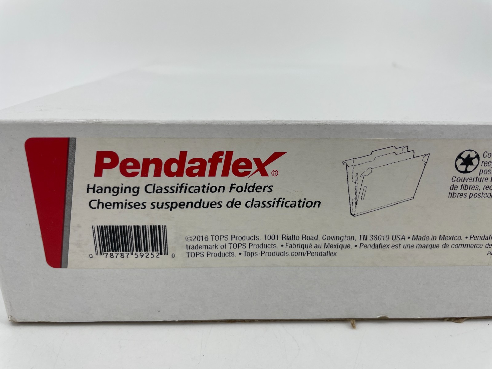 NEW Box of 10 Hanging Classification Folder Letter Size 8.50″ X 11″ 2″ Expansion