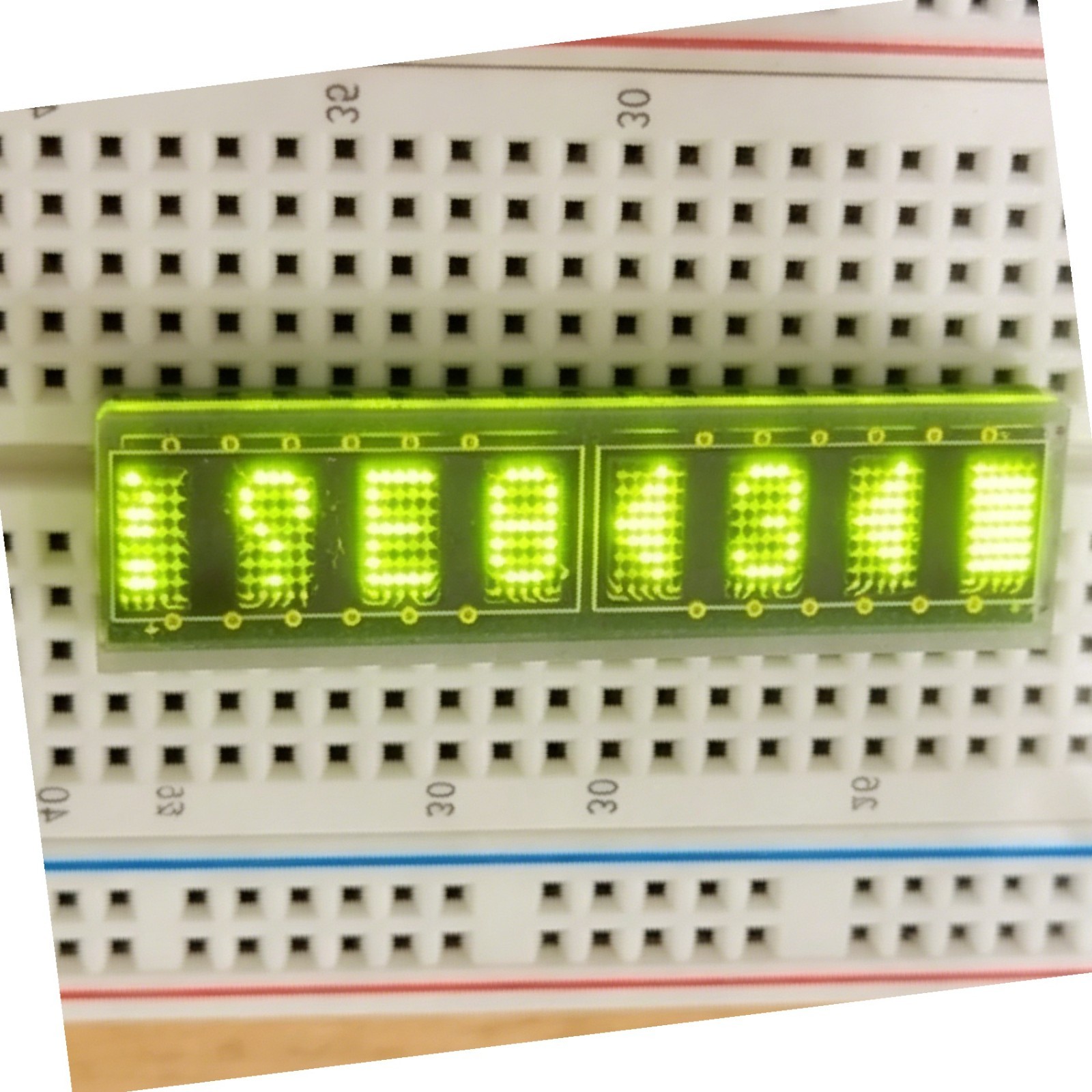 HP QDSP-2539/2543 Green 8 Charactor 3.7mm Collectible Dot-Matrix LED Display New