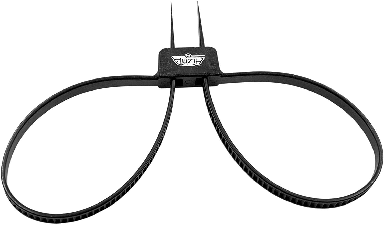 Uzi Single-Use Riot Cuff Restraints Handcuff Ties Black 5 Pack