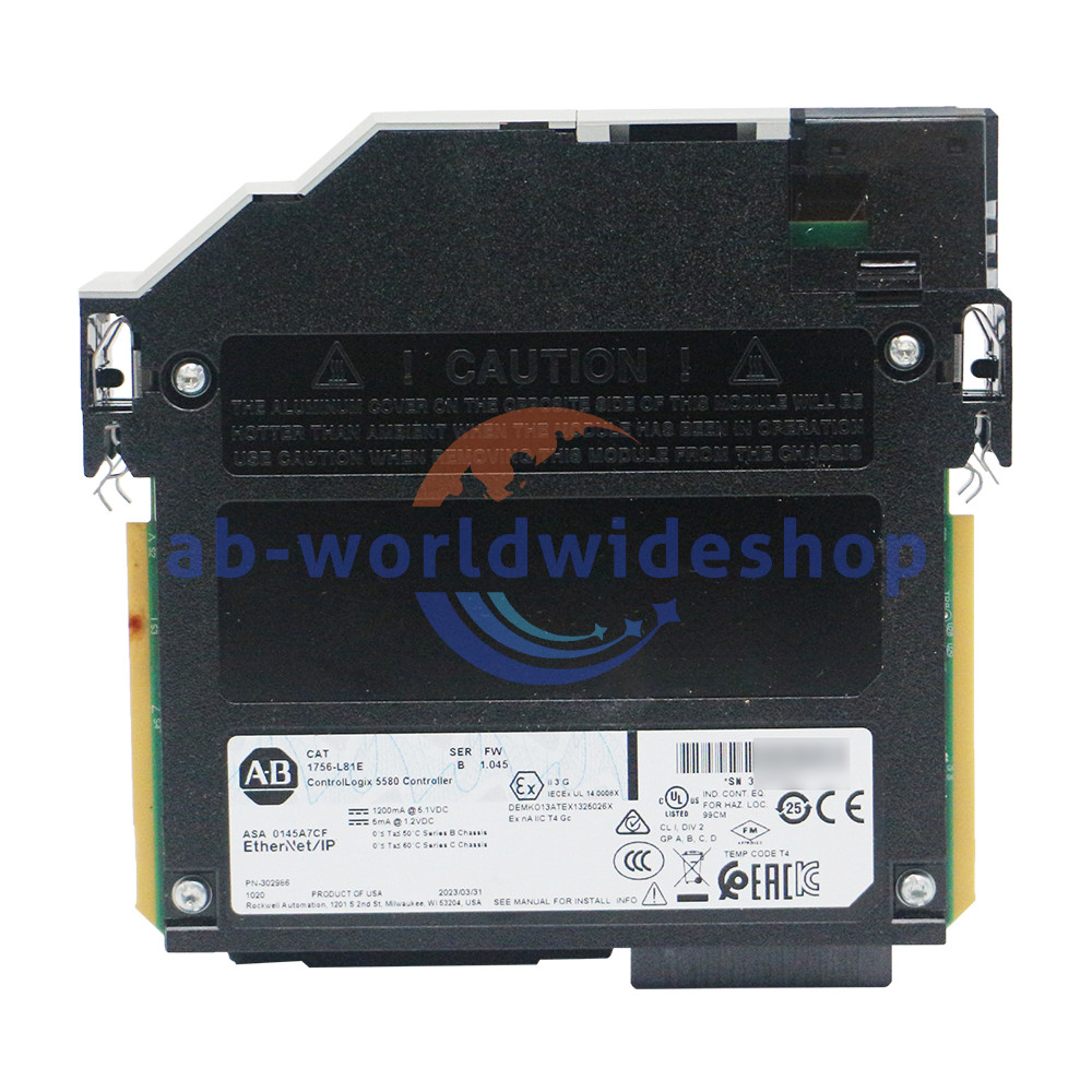 NEW Allen Bradley1756-L81E ControlLogix 5580 Controller with 3 MB User Memory