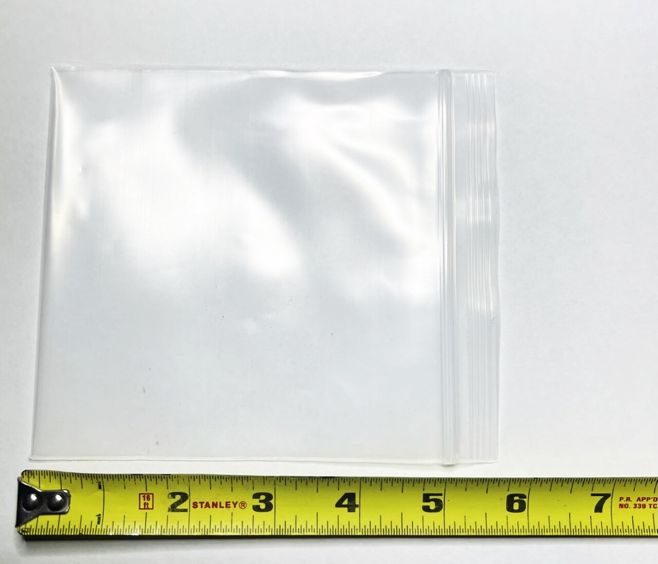 5″ x 5″ Heavy Duty 6 MIL Resealable Zip Top Lock 5×5″ 6 ML Clear Plastic Bags