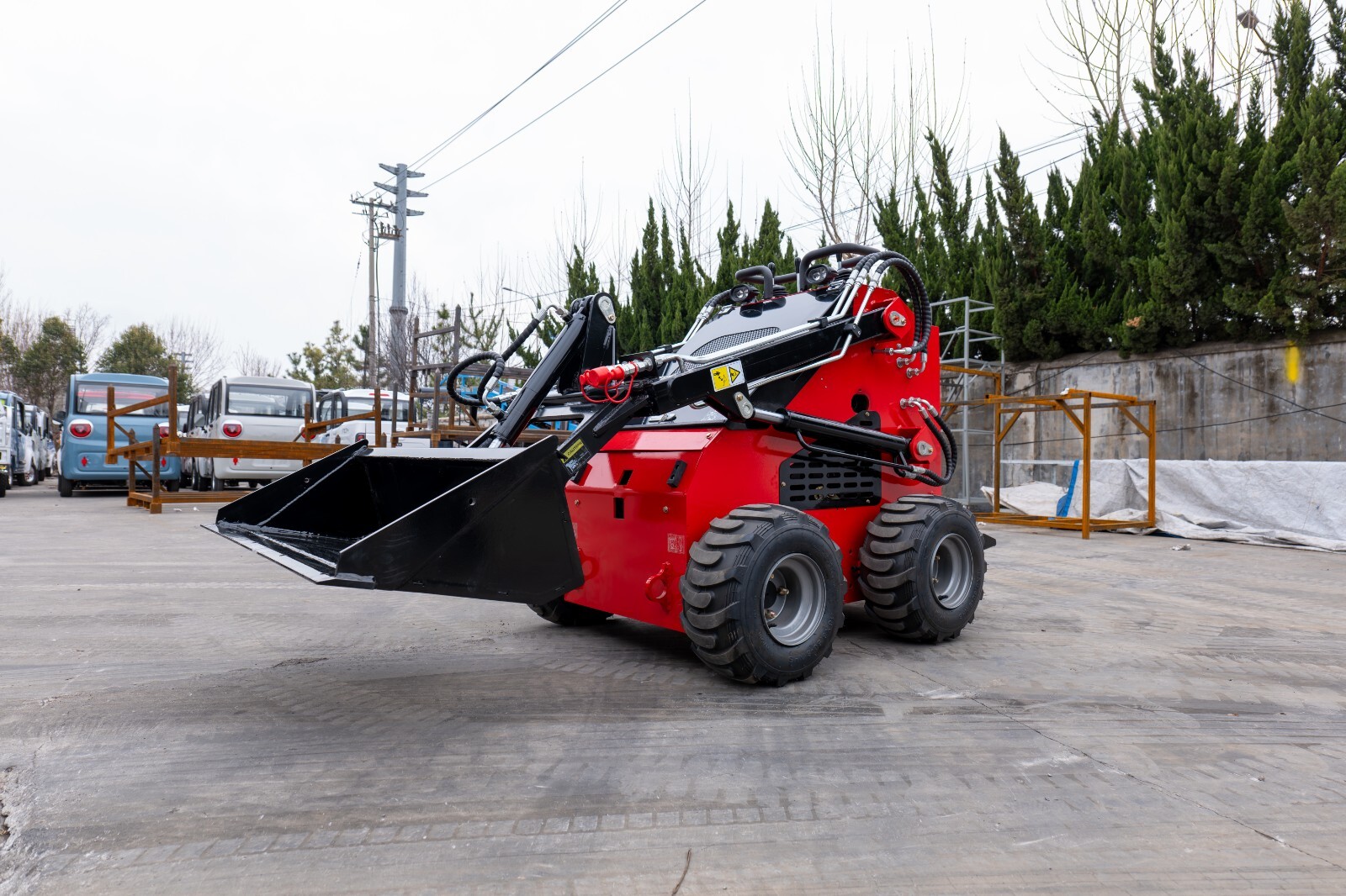 Free Ship MS380 Wheeled MINI Skid Steer Loader 23HP Flexible Skid Steer Loader
