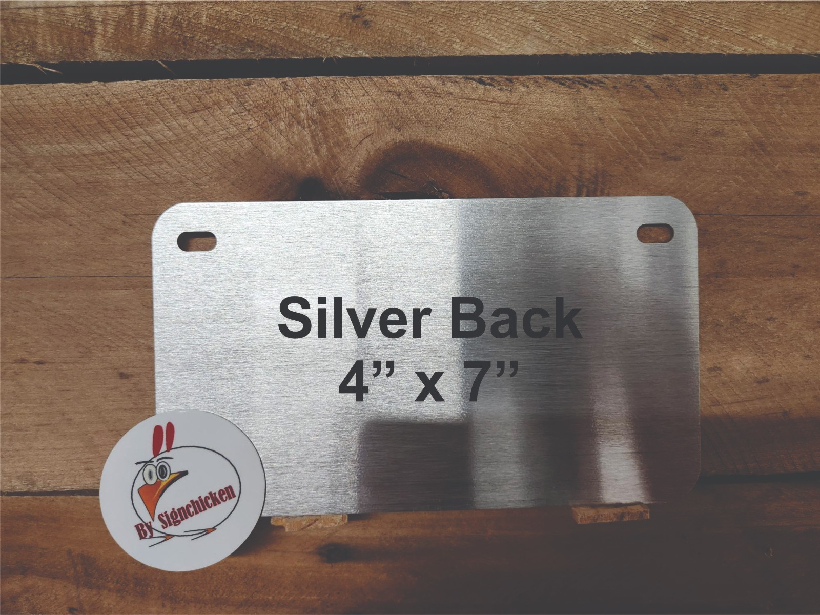 120 Pieces ALUMINUM LICENSE PLATE SUBLIMATION BLANKS 4″ x 7″ MOTORCYCLE TAG