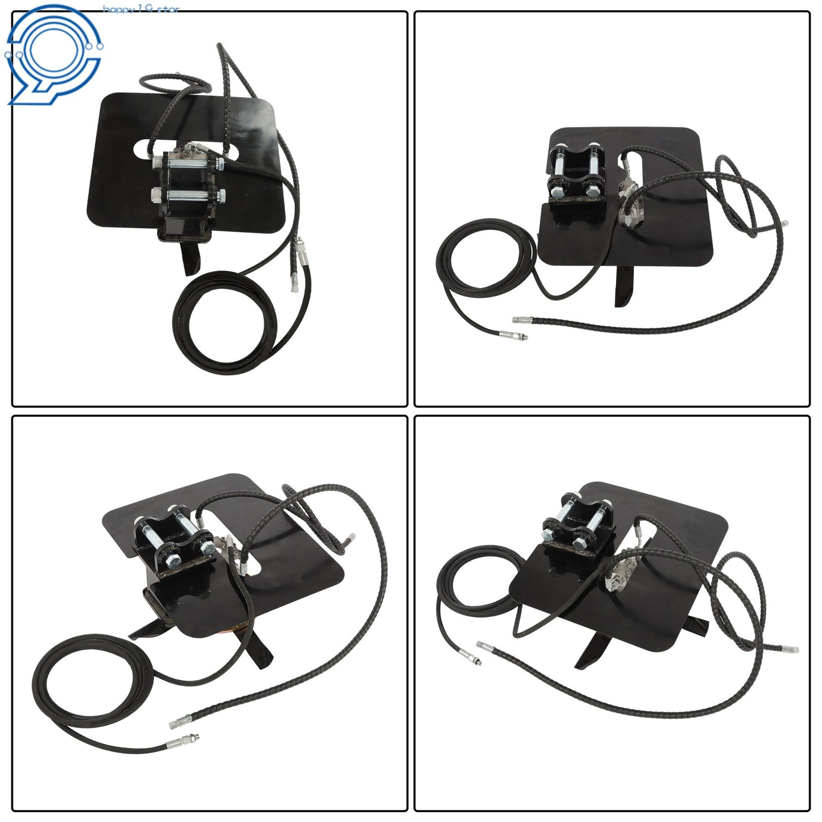 Excavator Hydraulic Grass Cutter Mower Attachment For 1-1.5ton Mini Excavator