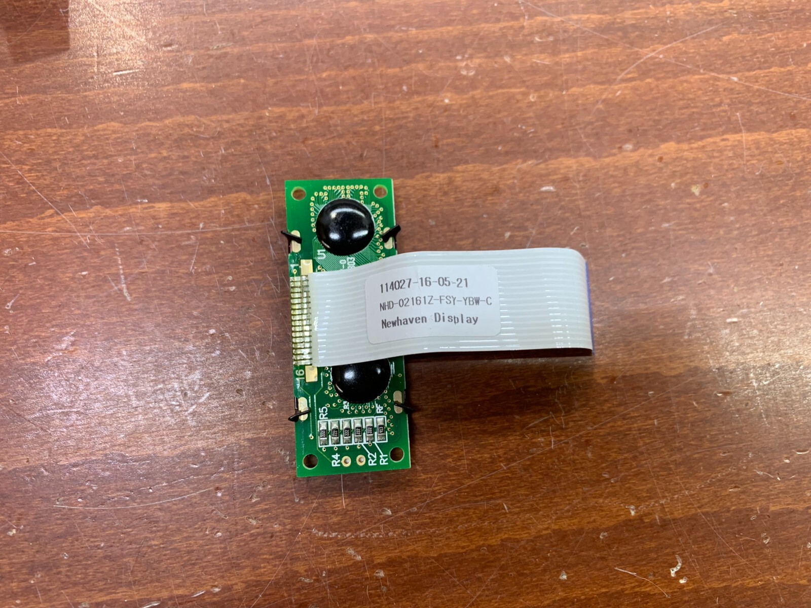Newhaven 2 x 16 Character Liquid Crystal Display Module NHD-02161Z-FSY-YBW-C