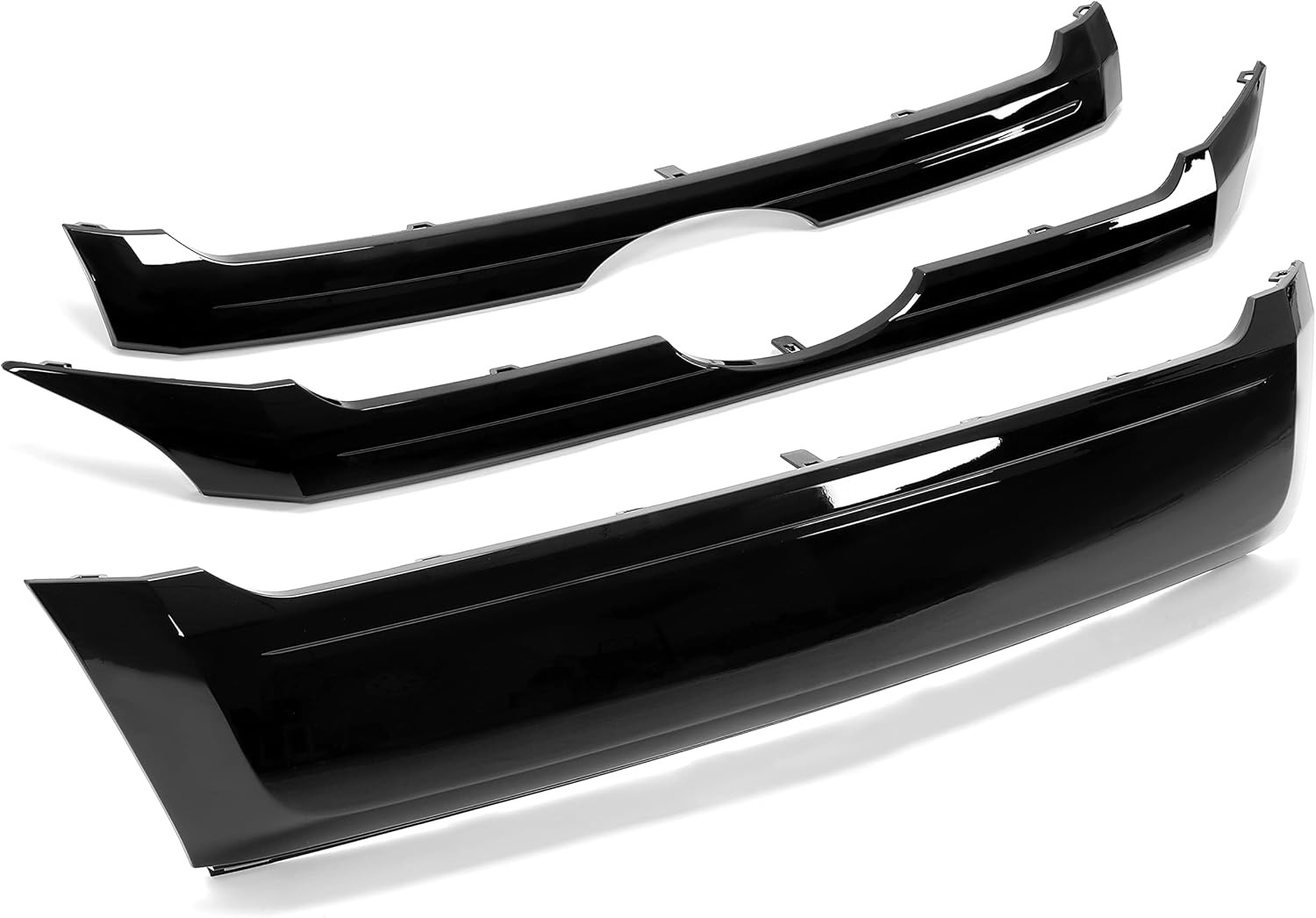 Kojem Front Black Grille Trim Cover Compatible with 2011-2014 Ford Edge Repla…