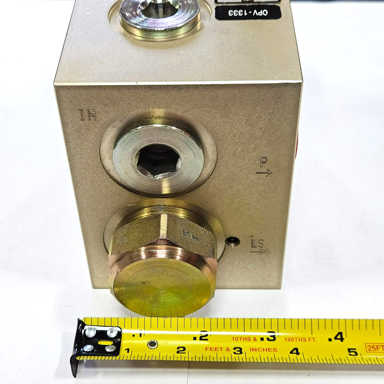 Laser Alignment Inc. Hydraulic Manifold Valve, UNTESTED, 41088-01, OPV-1333