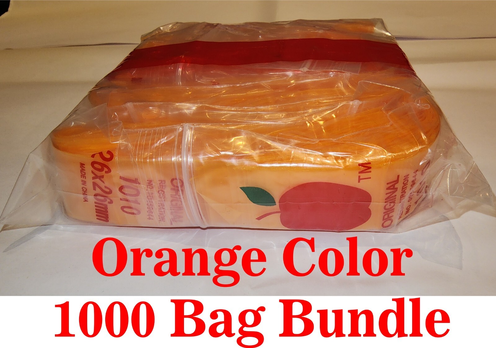 Apple 1010 1″x1″ Plastic Bags Baggies Jewelry Ziplock Zipper Stamp Bags lot