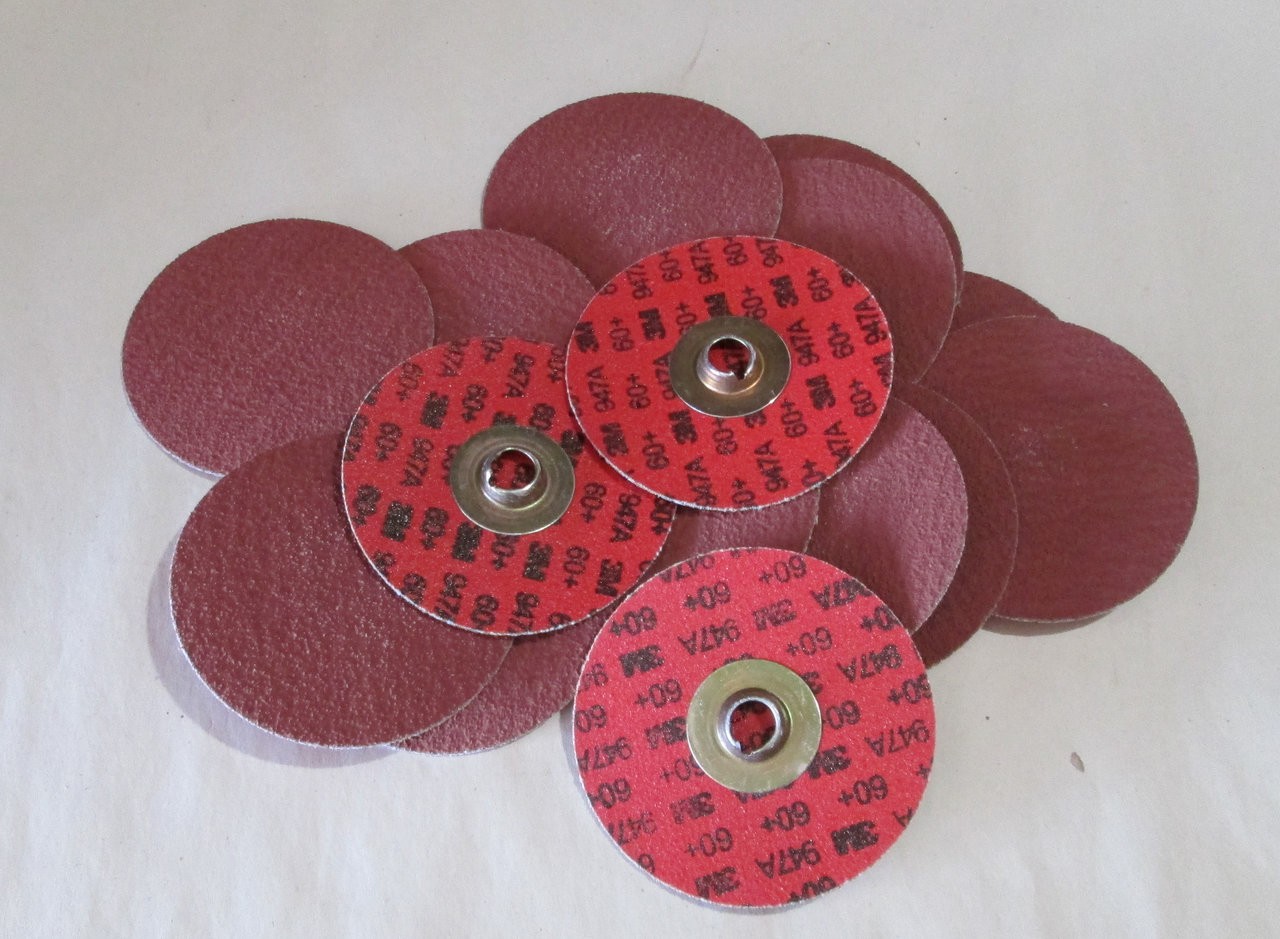 50pcs! 3M Cubitron II 947A Roloc TSM Roloc Durable Edge Disc 3” 60+ Grit 54253