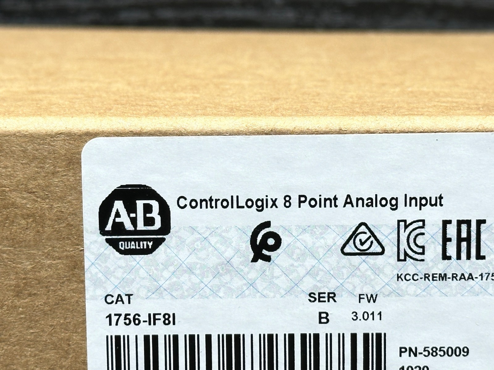 2023 Surplus Sealed Allen Bradley 1756-IF8I IF81 ControlLogix Input Module 8 Pt