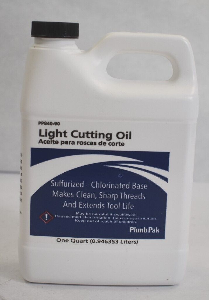 Plumb Pak PP840-90 Light CUtting Oil Sulfurized Chlorinated Base Threading 1qt