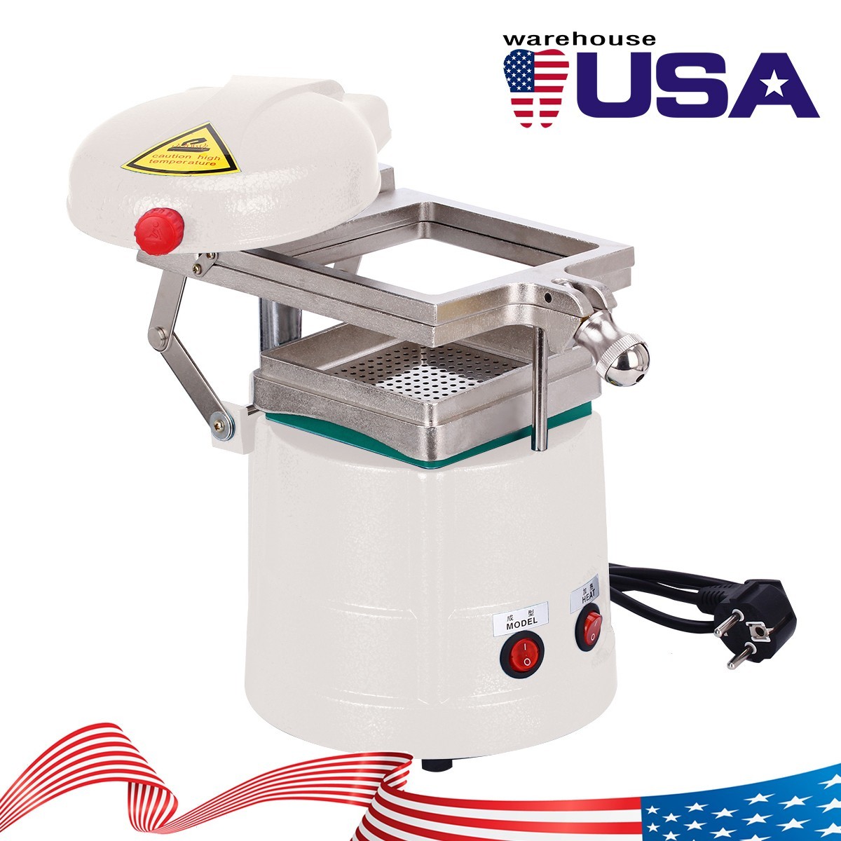 Dental Vacuum Former Lab Forming Molding Machine Thermoforming Tray Retainer