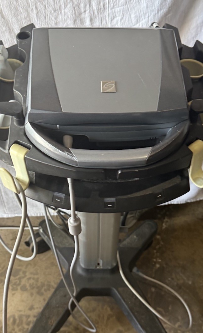 SonoSite M-Turbo Ultrasound System (2014) With 2 Transducer Probe & Rolling Car