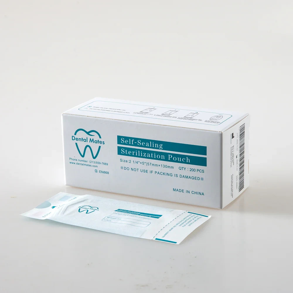 3.5″ x 10″ Self-Sealing Sterilization Pouches for Autoclave – 200pcs/Box