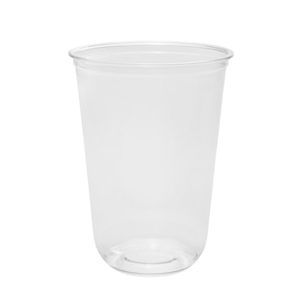 Karat 20oz PET Clear Cup, U-Shape (98mm) – 1,000 ct, C-KC20-U
