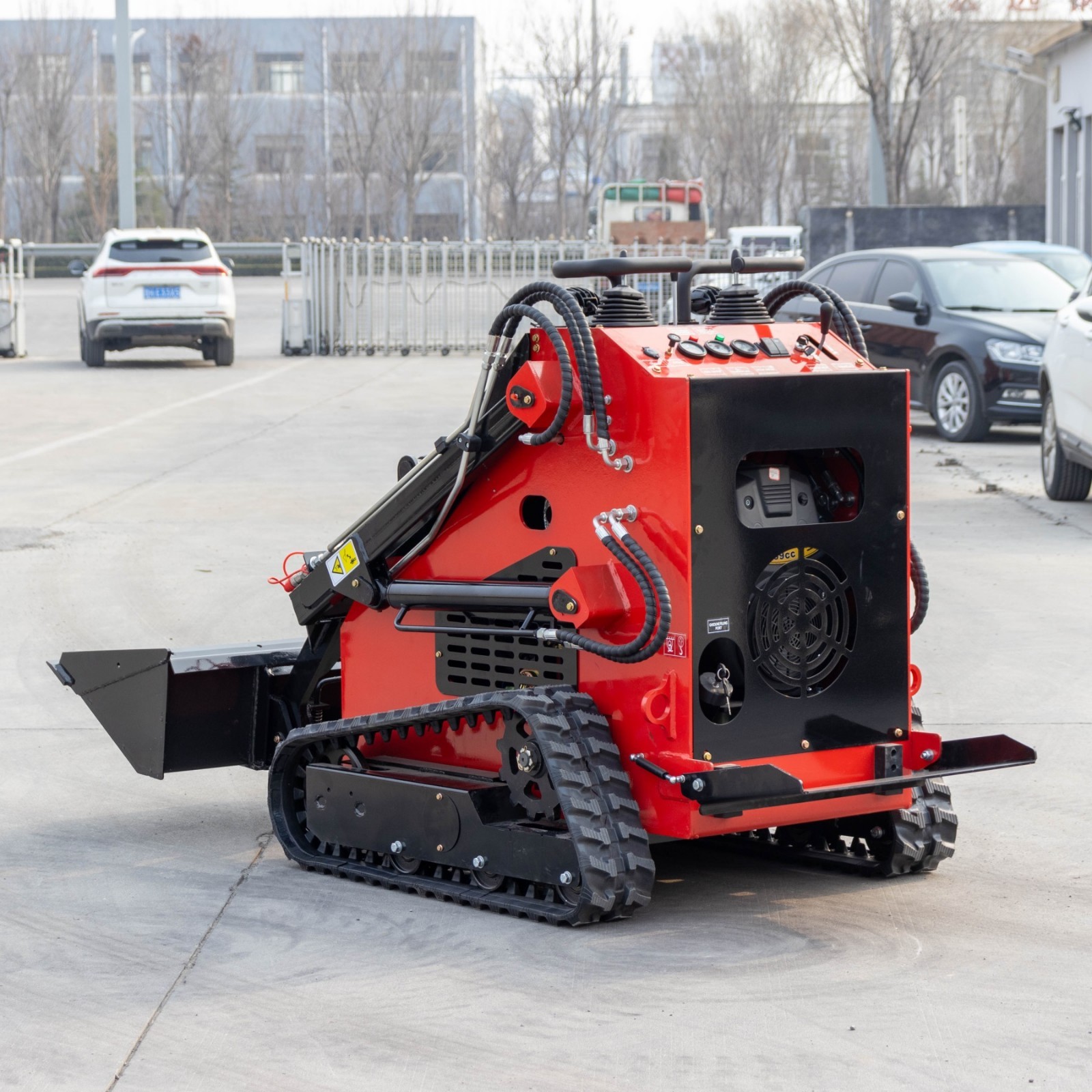 Brand New Compact Mini Crawler Skid Steer Loader 23hp Gas Engine EPA Free Ship