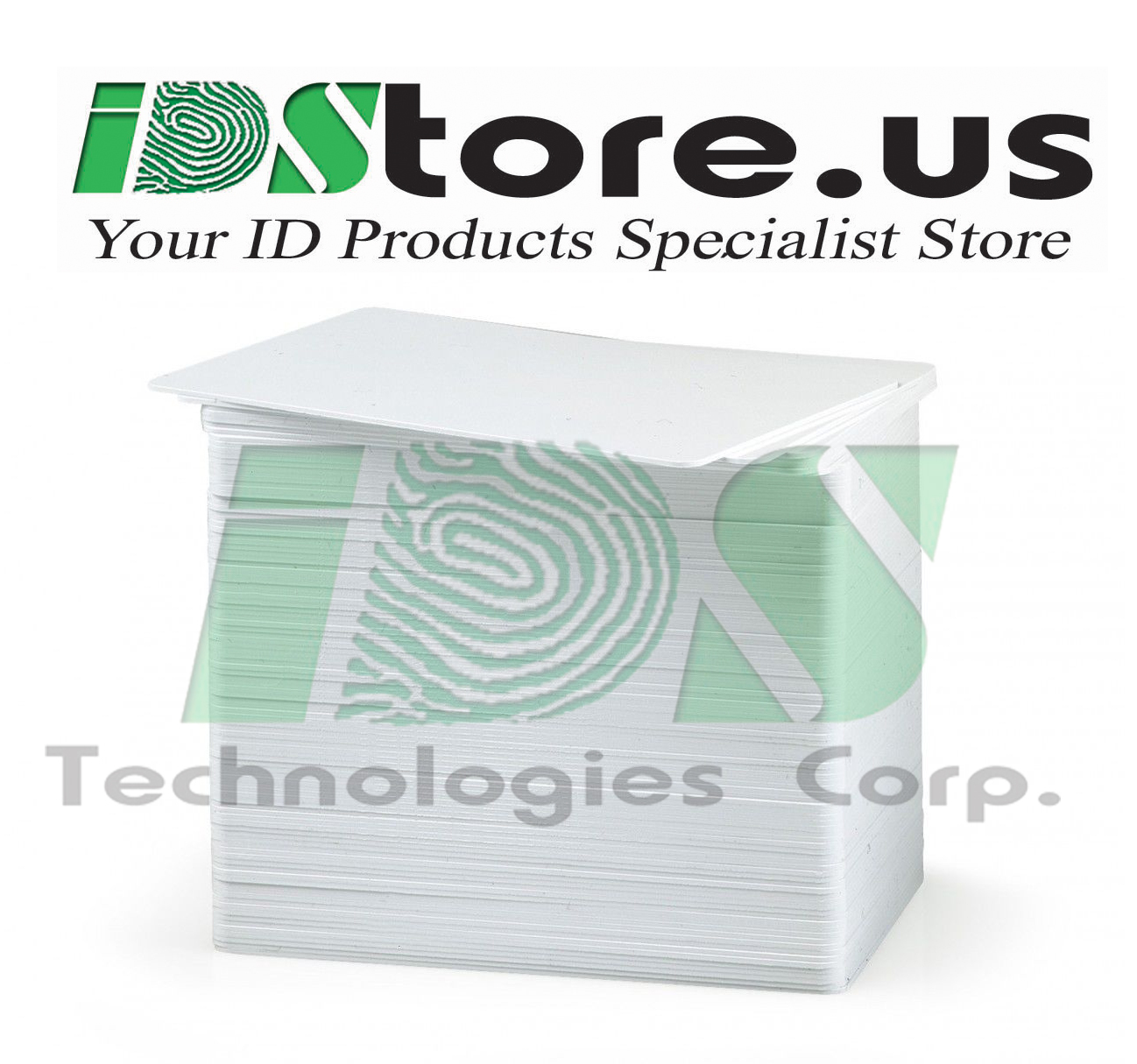 1000 Blank White PVC Cards – CR80, 30 Mil, Credit Card Size, ** Free Shipping **
