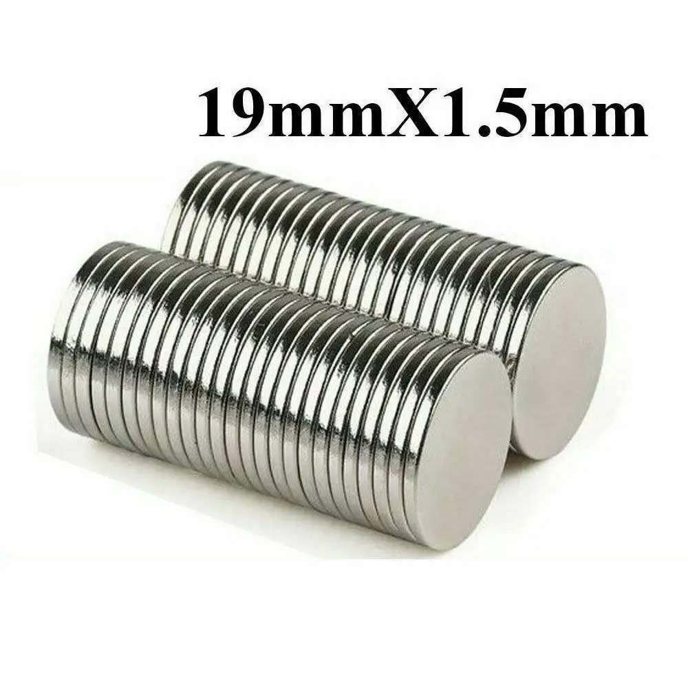 LOT5-100 Round Neodymium Magnets N52 Super Strong Rare Earth Small Large Magnets