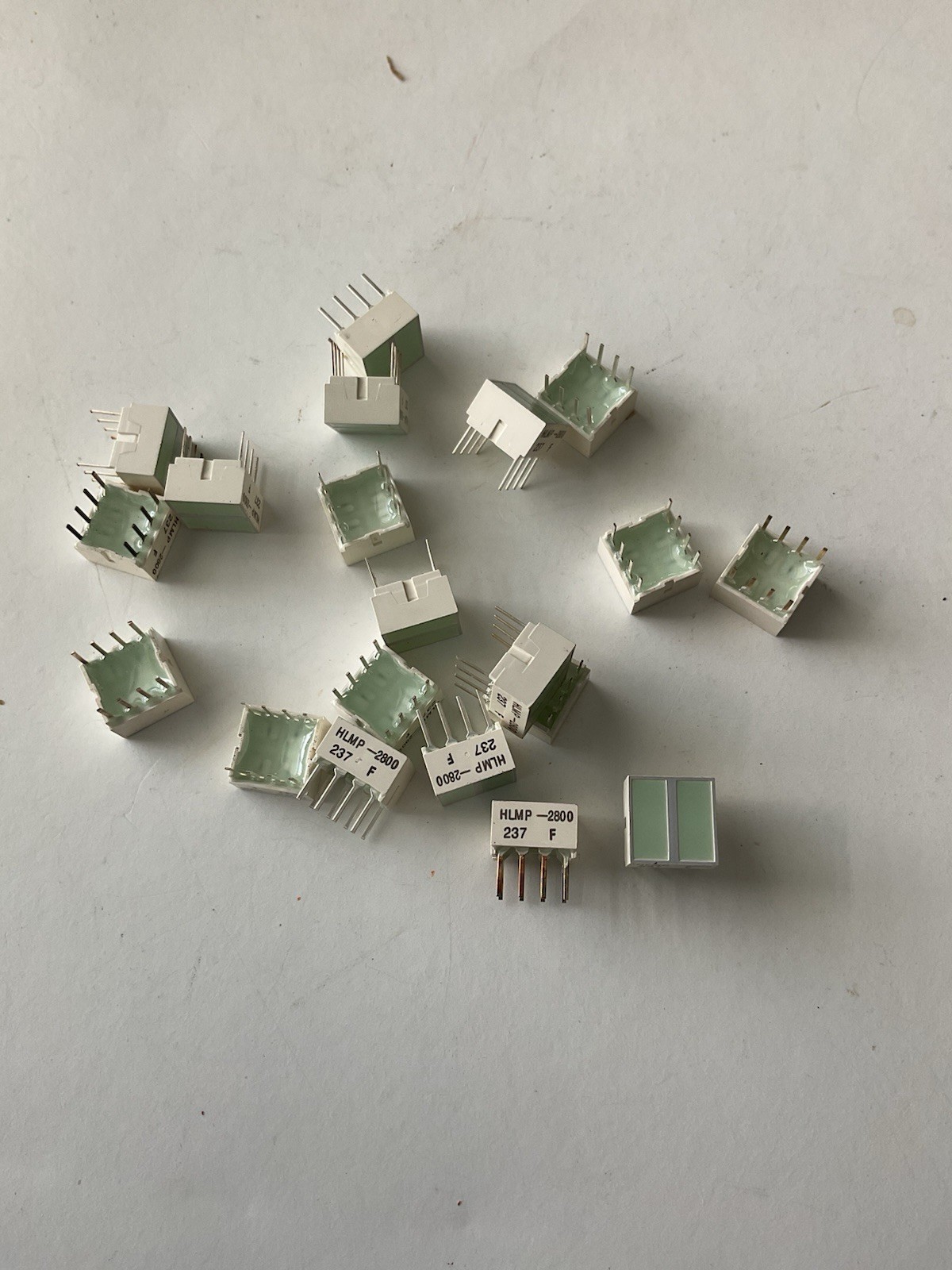 HP HLMP LED Light Bar Green LOT OF 20 Vtg