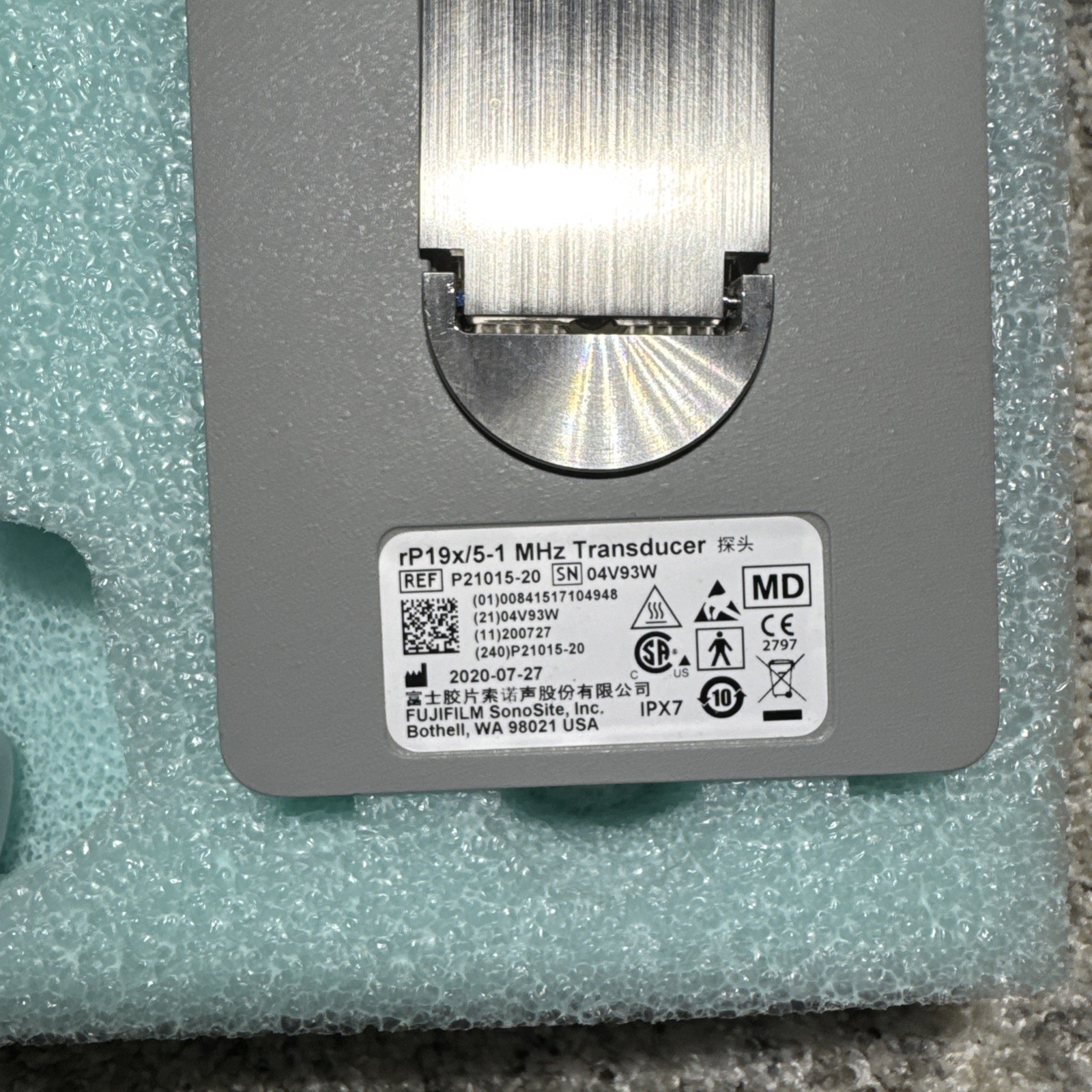 FUJI/SONOSITE rP19x Transducer PN: P21015-20