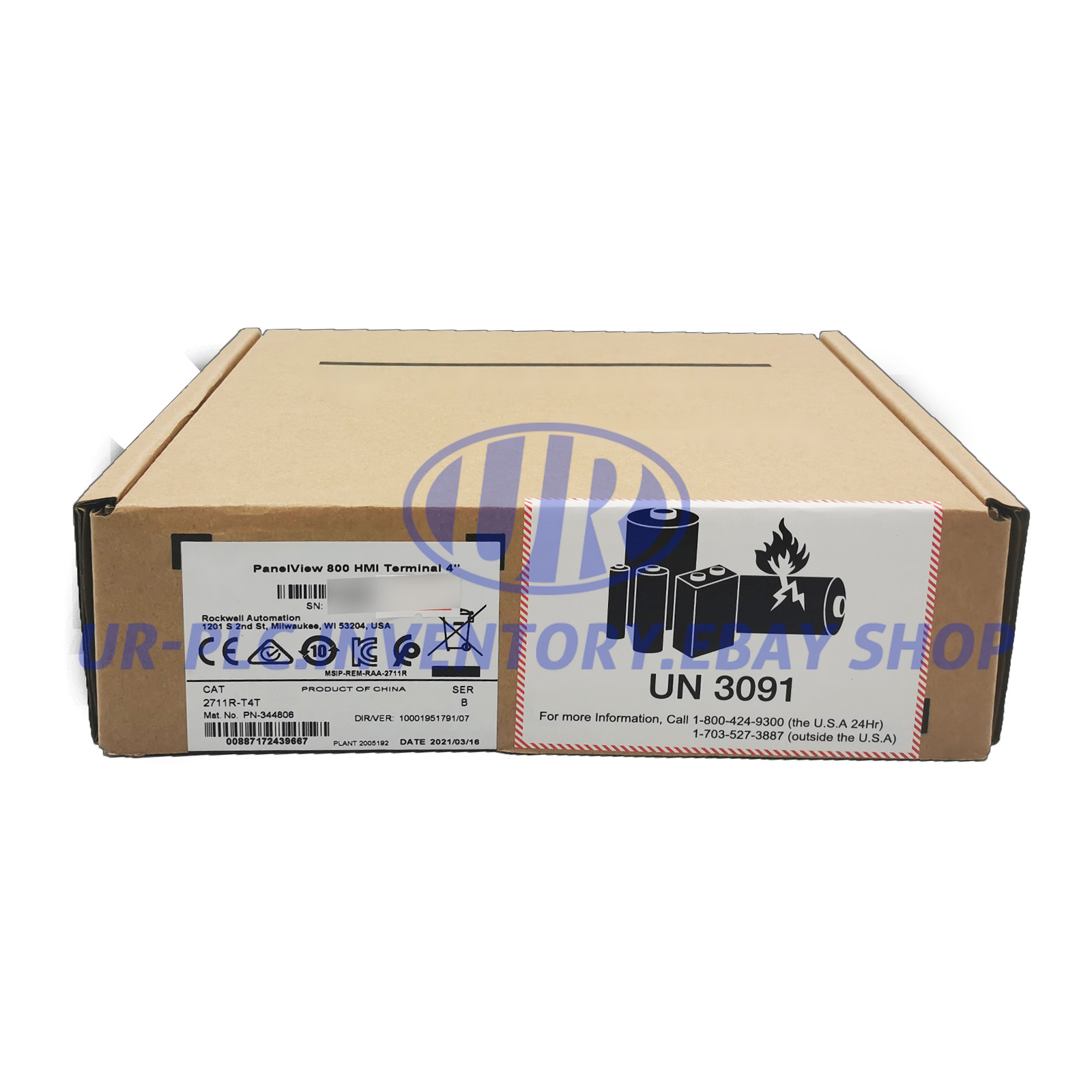New Allen Bradley 2711R-T4T PanelView 800 New 4.3 in HMI Terminal Touch Screen