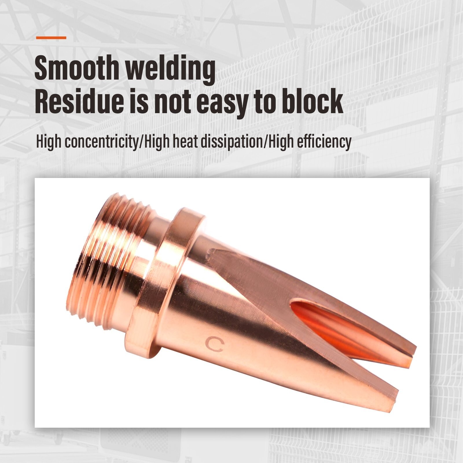 7pcs Laser Welding Nozzle +1 pc 70mm Scale Tube for Handheld Welder Wire w/box