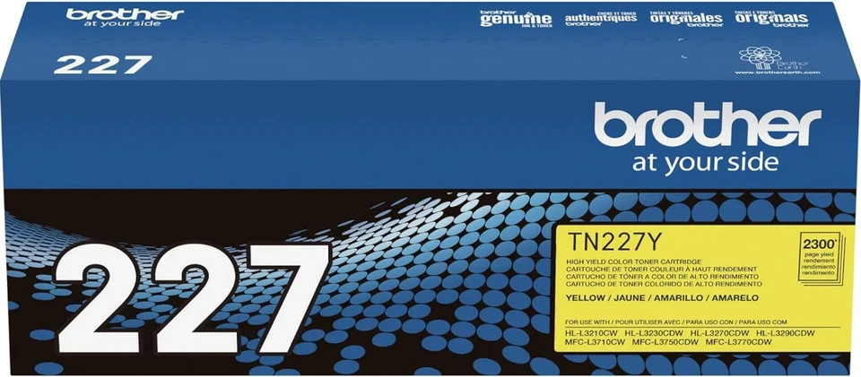 🇺🇸 Brother TN227 High Yield Toner Set (Black, Cyan, Magenta, Yellow) OEM 🇺🇸