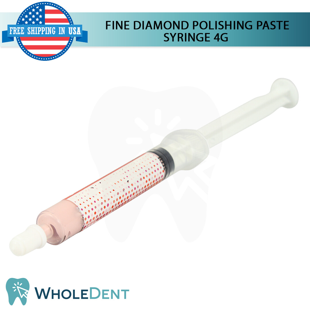Fine Diamond Polishing Paste Dental Composite Ceramic Porcelain Syringe 4g