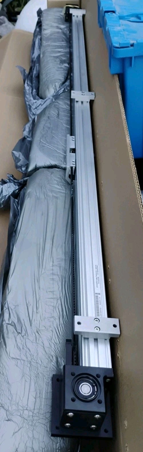 NEW-Tolomatic MXB25 Belt Driven Linear Actuator 1500mm Stroke+Mounting Plate Kit