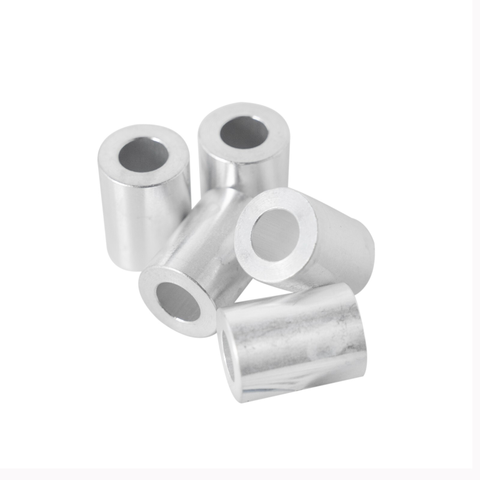New Aluminum Spacer Bushing 3/4″ OD x 3/8″ ID–Fits M10 or 3/8″ Bolts