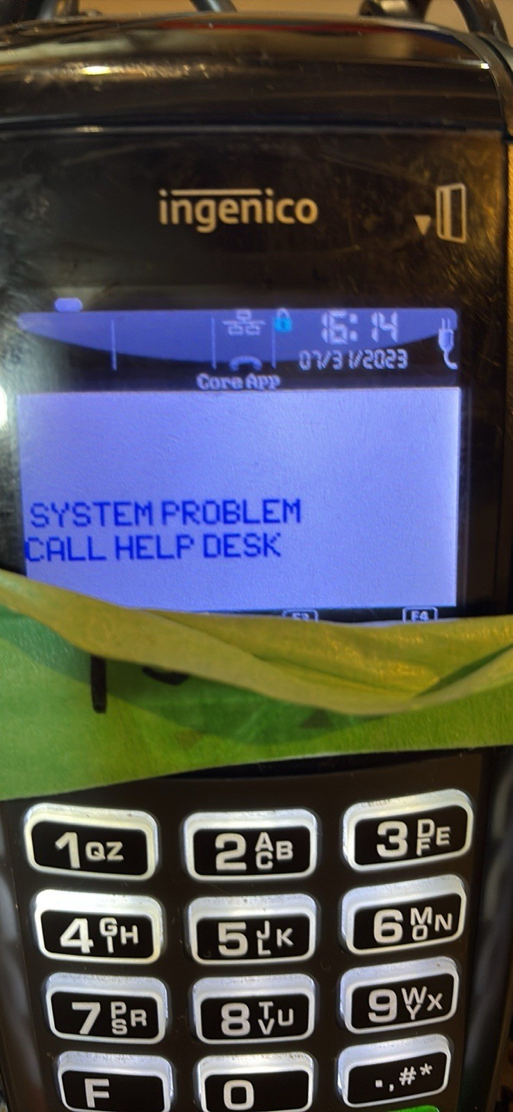 7 Ingenico Credit Card Terminals – No Tap, unsure of condition